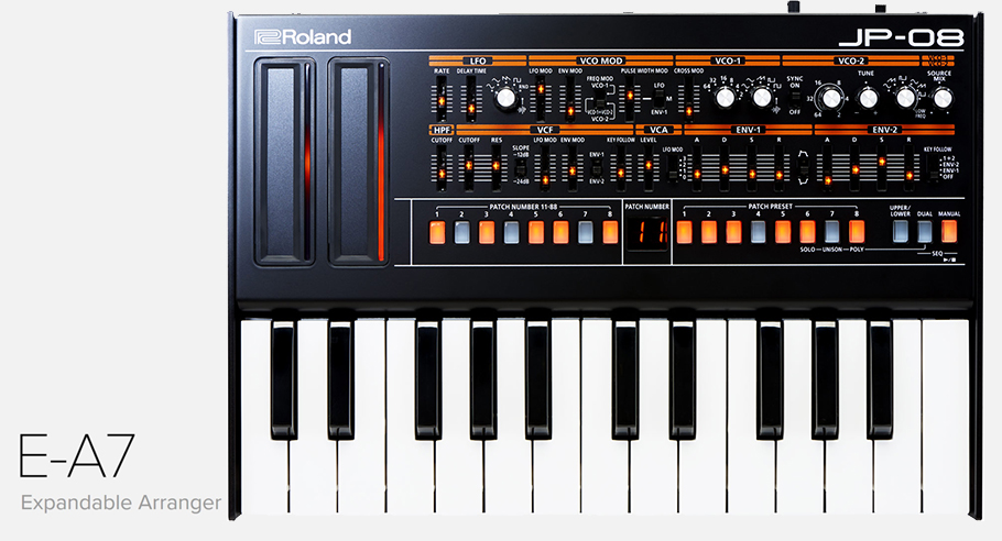 Roland JP-08 سینتی سایزر