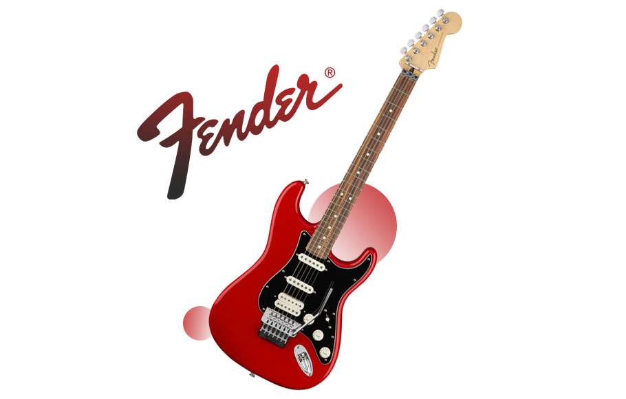 گیتار الکتریک Fender Player Series Stratocaster HSS with Floyd Rose - Sonic Red w/ Pau Ferro Fingerboard