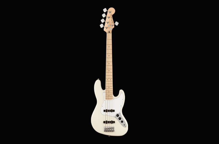 گیتار Squier Affinity Jazz Bass V MN WPG Olympic White