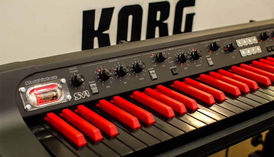 Korg SV-1 73-Metallic Red پیانو دیجیتال