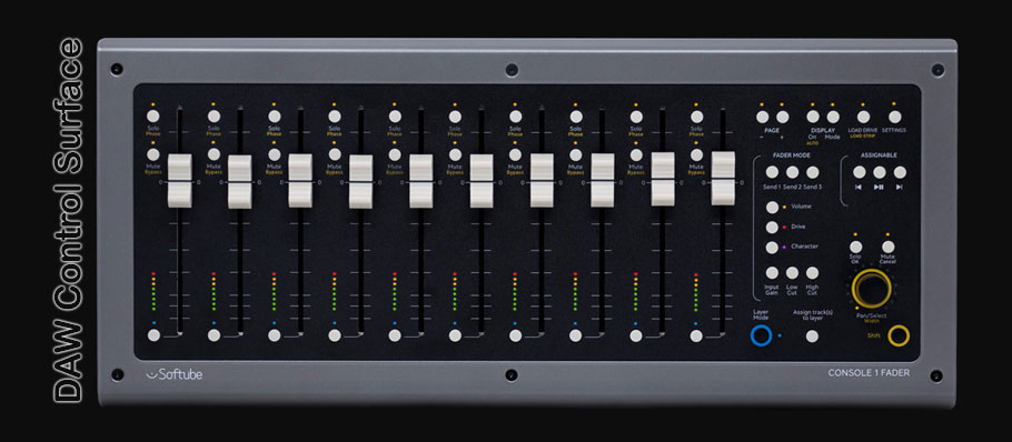 کنترلر نرم افزار Softube Console 1 Fader