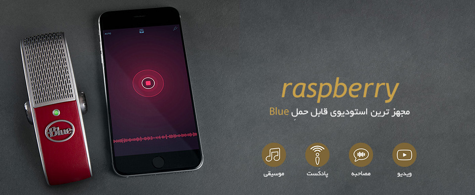 میکروفن Blue Raspberry