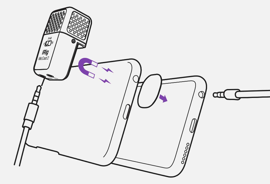 میکروفون مخصوص موبایل IK Multimedia iRig Mic Cast 2