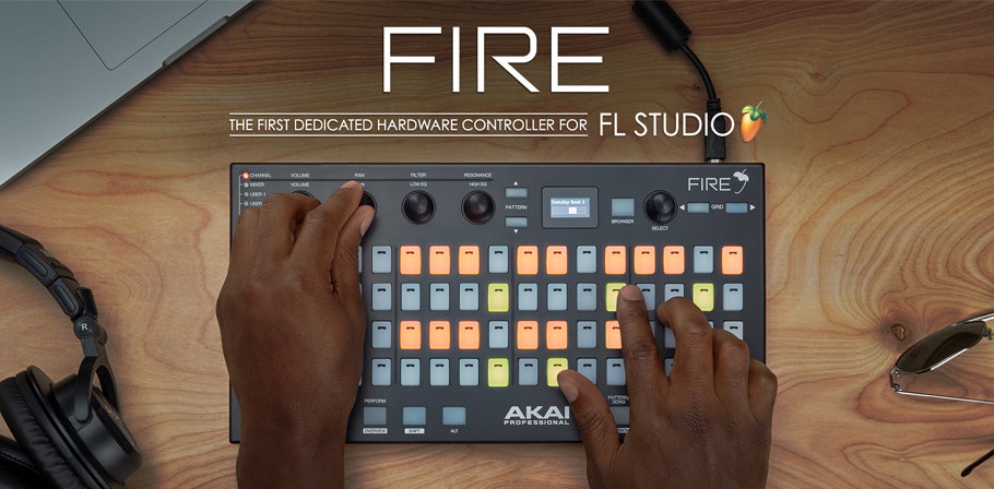 Akai Professional Fire Grid میدی کنترلر