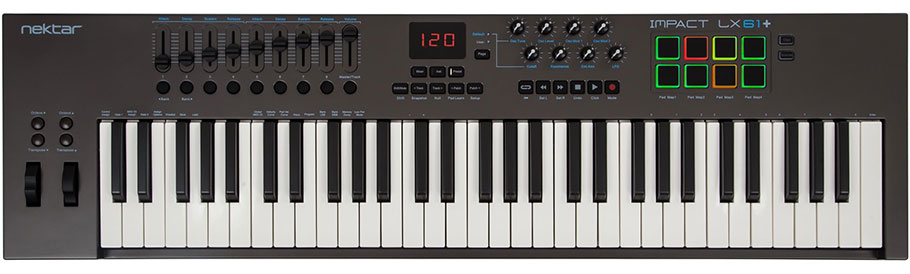 میدی کیبورد Nektar Impact LX61+