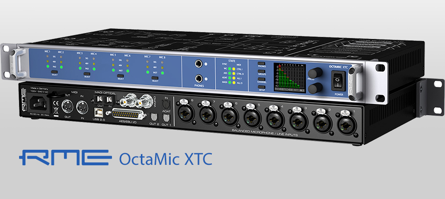 RME OctaMic XTC پری آمپ