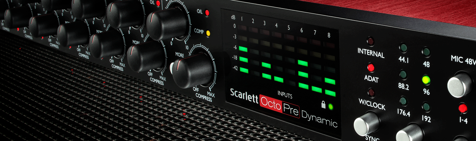 Focusrite Scarlett OctoPre Dynamic پری آمپ