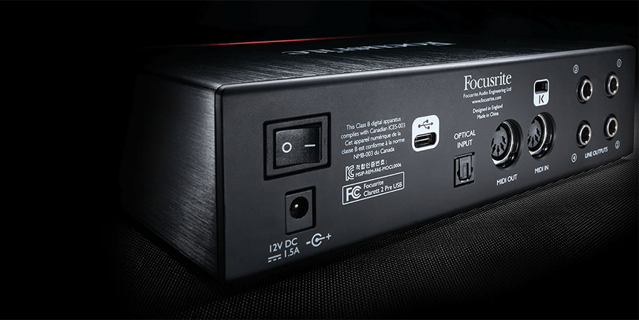 کارت صدا Focusrite Clarett 2Pre USB